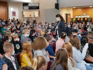 Foto zum Beitrag: Herzlich Willkommen an der HRS Saterland - 5.-Klässler starten an ihrer neuen Schule