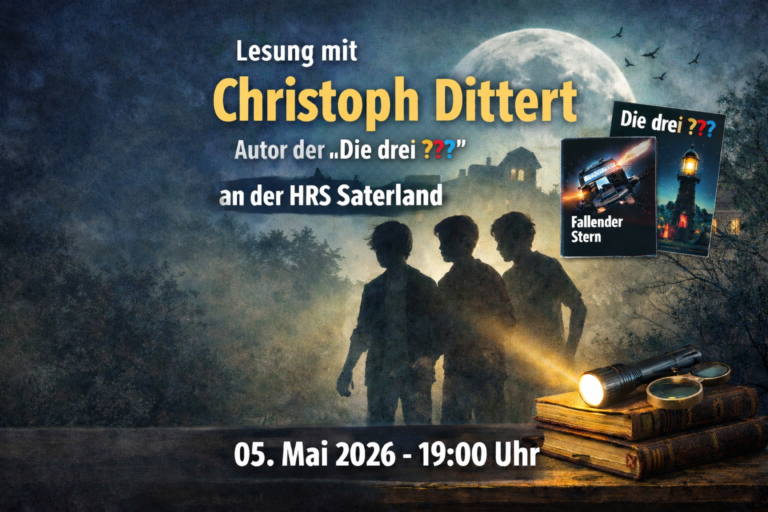 Foto zum Beitrag: Autor der „Drei ???“ zu Gast an der HRS Saterland